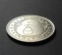 Chansey Pokemon Battle Coin Silver Japanese Very Rare Nintendo Japan F/S - Image 3