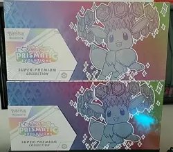 2 QTY Pokemon Scarlet & Violet Prismatic Evolutions Super Premium Collection New - Image 1