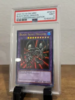 2023 Yu-Gi-Oh! Metal Raiders 25th Anniversary Edition Black Skull Dragon PSA 9 - Image 1