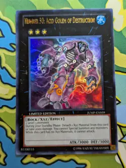 Yu-Gi-Oh! Number 30: Acid Golem of Destruction JUMP-EN059 Shonen Promo NM - Image 1
