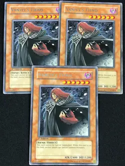 YUGIOH VANITY’S FIEND CDIP-EN017 1ST RARE X3(LP) - Image 1