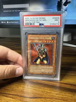 Yu-Gi-Oh! Obnoxious Celtic Guard Promo Card Mint 2004 Collector Tins PSA 9 - Image 1