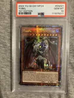 Yubel Yugioh 2024 MP24-EN021 Quarter Century Secret Rare 1st Edition PSA 10 - Image 1