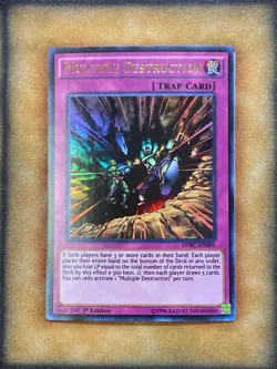 Yugioh Multiple Destruction DPBC-EN005 Ultra Rare 1st Ed NM - Image 1