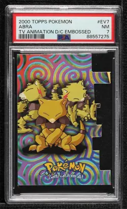 Abra Topps Pokemon TV Animation Edition Series 2 Evolution Die-Cut Embossed 06st - Image 1