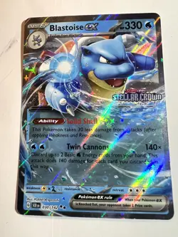 Blastoise ex (Stellar Crown Stamp) 030/142 Miscellaneous Cards & Products Holo - Image 1