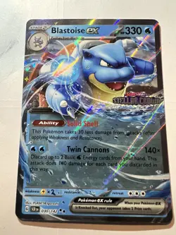 Blastoise ex (Stellar Crown Stamp) 030/142 Miscellaneous Cards & Products Holo - Image 3