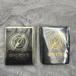 ONE PIECE Card Game BLACK GOLD Official Limited Card Sleeves set Japan - Image 1