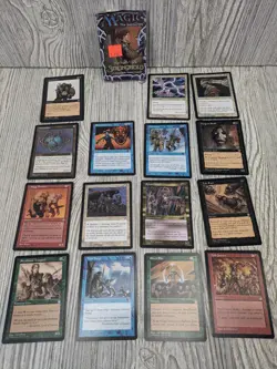 Magic the Gathering Stronghold The Rath Cycle Tradable Game Cards 1997 Lot Of 3 - Image 2