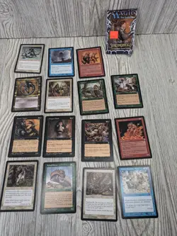 Magic the Gathering Stronghold The Rath Cycle Tradable Game Cards 1997 Lot Of 3 - Image 5
