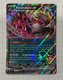 Fezendipiti EX 38/64 Shrouded Fable Collectible Card - Image 1