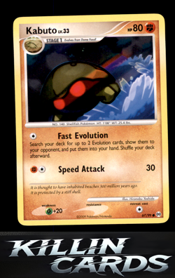 Kabuto 67/100 Common Majestic Dawn Pokemon Card NM - Image 1
