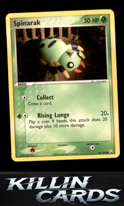 Spinarak 78/109 Pokemon Common Team Rocket Returns Card NM - Image 1