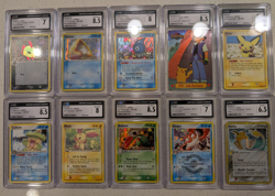 100 Bulk CGC Graded Pokemon Card Lot Reverse Holo, 1st Edition, Vintage, Topps - Image 3