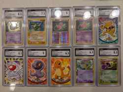 100 Bulk CGC Graded Pokemon Card Lot Reverse Holo, 1st Edition, Vintage, Topps - Image 5