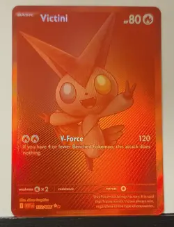 Pokemon Red VICTINI #172/086 Black Bolt White flare PACK FRESH ENGLISH - Image 1