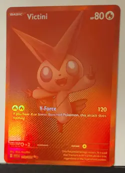 Pokemon Red VICTINI #172/086 Black Bolt White flare PACK FRESH ENGLISH - Image 2