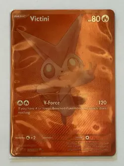 Pokemon Red VICTINI #172/086 Black Bolt White flare PACK FRESH ENGLISH - Image 1