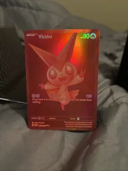 Pokemon Red VICTINI #172/086 Black Bolt White flare PACK FRESH ENGLISH - Image 3