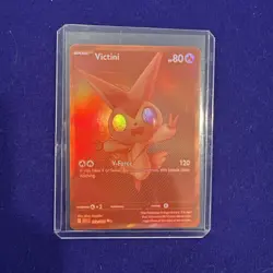 Pokemon Red VICTINI #172/086 Black Bolt White flare PACK FRESH ENGLISH - Image 1