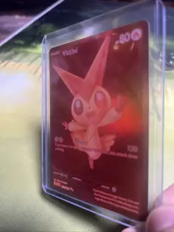 Pokemon Red VICTINI #172/086 Black Bolt White flare PACK FRESH ENGLISH - Image 4
