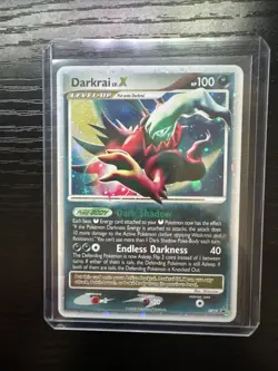 Pokemon TCG Darkrai LV.X DP19 Diamond & Pearl Promo Card - Image 1