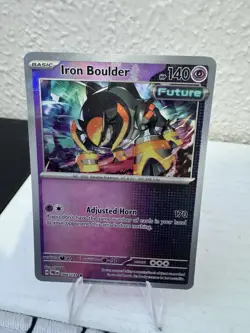 Pokemon TCG Master Ball Iron Boulder 046/131 Reverse Holo Prismatic Evolutions - Image 1