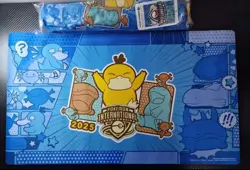 2025 Pokemon NAIC Exclusive Psyduck & Wooper Playmat - Brand New In Bag - Image 1