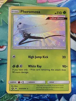 Pheromosa SV5/SV94 Pokemon Hidden Fates Sun & Moon Shiny Vault | Holo Card NM! - Image 1