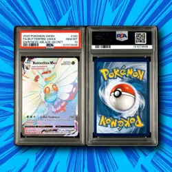 2020 Pokemon Darkness Ablaze Full Art Rainbow Butterfree VMAX 190/189 PSA 10 - Image 3