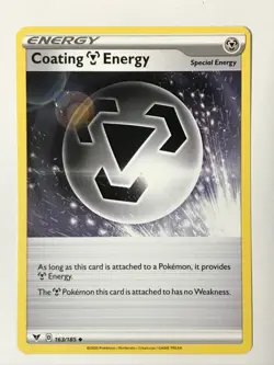 Coating Energy 163/185 Uncommon Vivid Voltage Pokemon NM/M Pack Fresh - Image 1