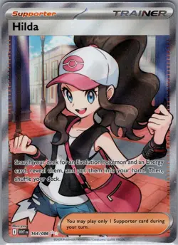 Hilda 164/086 - Pokemon TCG SV: White Flare - Full Art Ultra Rare (NM) - Image 1