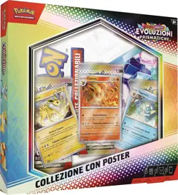 POKEMON EVOLUZIONI PRISMATICHE SCARLATTO E VIOLETTO COLLEZIONE CON POSTER - Image 1