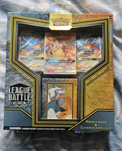 Pokemon TCG Reshiram & Charizard GX League Battle Deck Sealed - Image 1