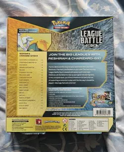 Pokemon TCG Reshiram & Charizard GX League Battle Deck Sealed - Image 2