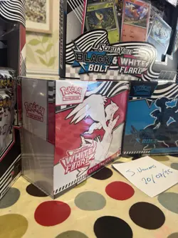 Pokemon Black Bolt and White Flare Bundle New Sealed ETB - Binder - Poster - Image 4