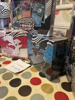 Pokemon Black Bolt and White Flare Bundle New Sealed ETB - Binder - Poster - Image 5