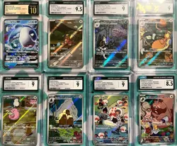 Lot: 8 CGC Japanese Pokemon Slabs (Grades pristine 10-8.5) - Image 2