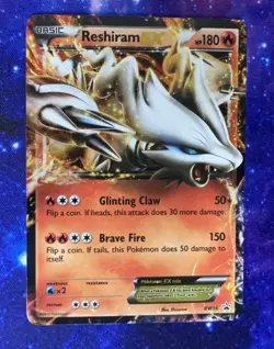 Pokemon Reshiram EX Black Star Promo BW36 Holo Excellent Condition - Image 1