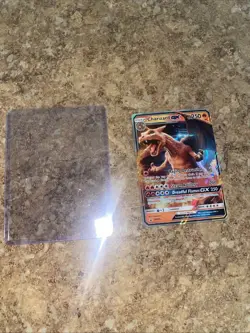 2019 Pokemon Charizard GX HOLO SM195 Black Star Promo Sun & Moon- EX Cond - Image 1