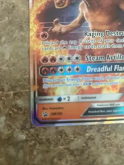 2019 Pokemon Charizard GX HOLO SM195 Black Star Promo Sun & Moon- EX Cond - Image 3