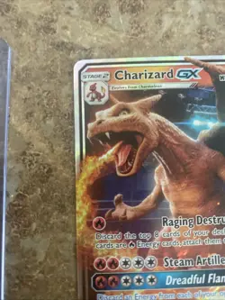 2019 Pokemon Charizard GX HOLO SM195 Black Star Promo Sun & Moon- EX Cond - Image 4
