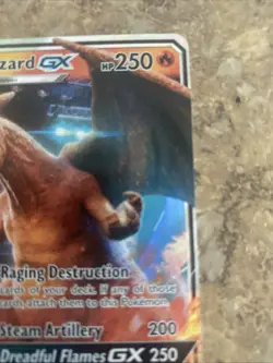 2019 Pokemon Charizard GX HOLO SM195 Black Star Promo Sun & Moon- EX Cond - Image 5