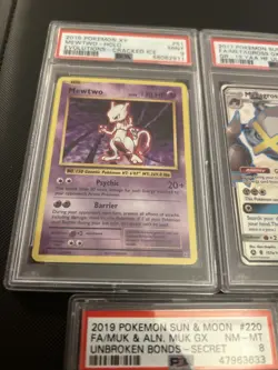 Pokemon TCG PSA Graded 9 and 8 set of 5 Pokemon bulk lot - Image 4