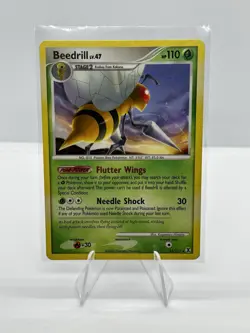 Pokemon TCG Beedrill LV.47 15/111 Rising Rivals 2009 Rare - Image 1