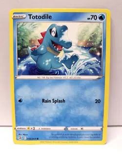 Pokemon TCG - TOTODILE - 055/264 - Sword & Shield - Fusion Strike (2021) - MINT - Image 1