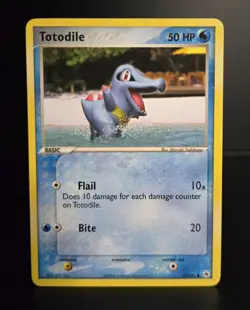 Pokemon TCG - TOTODILE - 79/101 - EX: HIDDEN LEGENDS (2004) - NM - Image 1