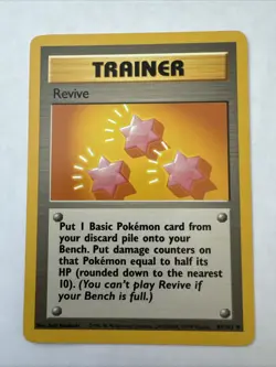 Pokemon Revive Trainer 089/102 Base Set Regular 1999! - Image 1