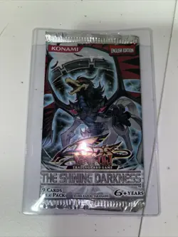1x YUGIOH THE SHINING DARKNESS 5D'S UNLIMITED EDITION Sealed BOOSTER PACK - Image 1