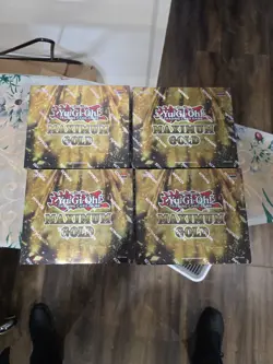 4x Brand New 2020 Yugioh Maximum Gold 1st Edition mini boxes SEALED - Image 1